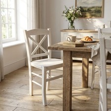 sedia croce in legno massello
