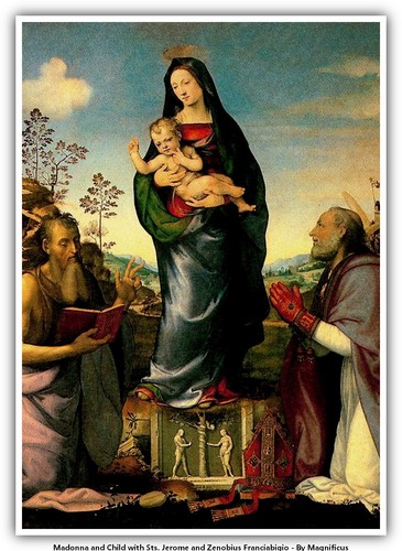 Madonna col bambino con - col,