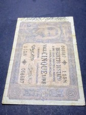 5 Lire Da (R2)  Del 1892