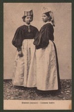 Abruzzi. SCANNO (Aquila). Costume festivo. Cartolina d'epoca viaggiata nel 1924