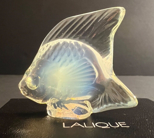 Lalique opalescent angel fish - angel,