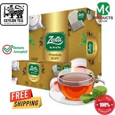 Zesta Black Premium BOPF Natural Ceylon Tea 25 bustine di tè, 100 bustine di tè