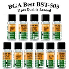 11pc Leaded Solder Balls .2