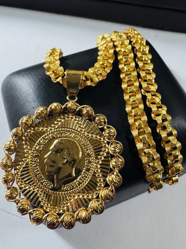 Rara collana moneta 22k 916 - collana,