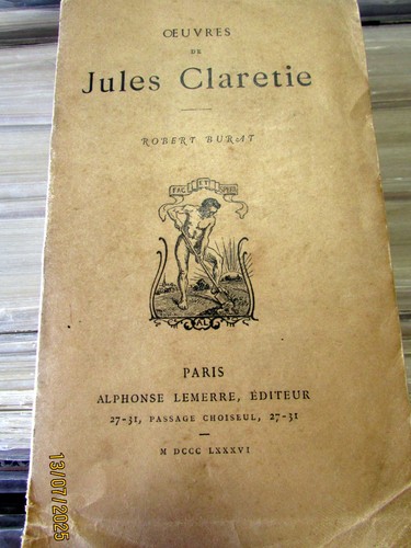 Claretie jules robert burat - jules,