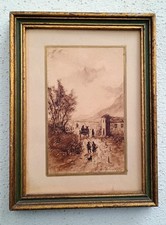 Felice Curti napo Paesaggio Di Campagna 1951