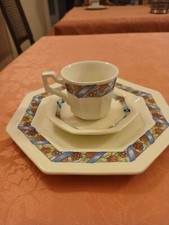 Servizio Ceramica Johnson Bros 6 Tazzine Da Caffè 6 Piatti Da Dolce d. 20 Cm