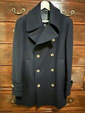 CAPPOTTO CORTO TRUSSARDI UOMO CASHMERE NAVY CABAN 50R 