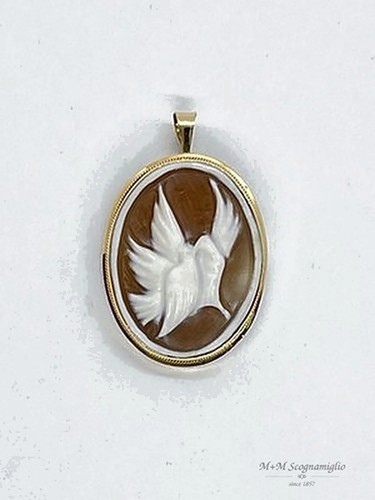 Ciondolo spilla oro - ciondolo,