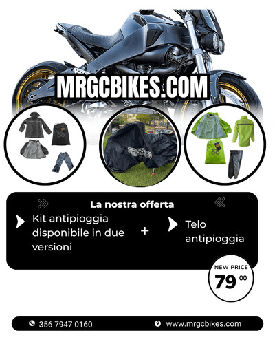 Kit anti pioggia con telo - ,
