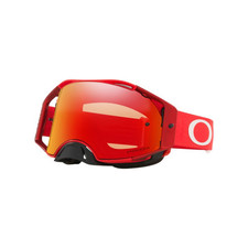 Oakley Airbrake MX Occhiali Moto Rosso Prizm Torcia Lente Iridio