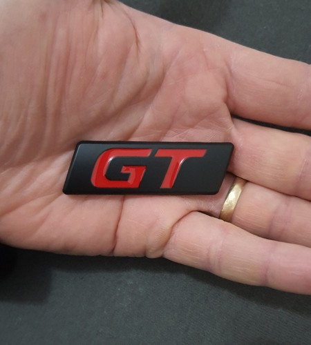 Emblema adesivo - emblema, "gt"