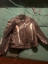tuta moto pelle nera divisibile Alpinestar TG 50 OTTIME CONDIZIONI