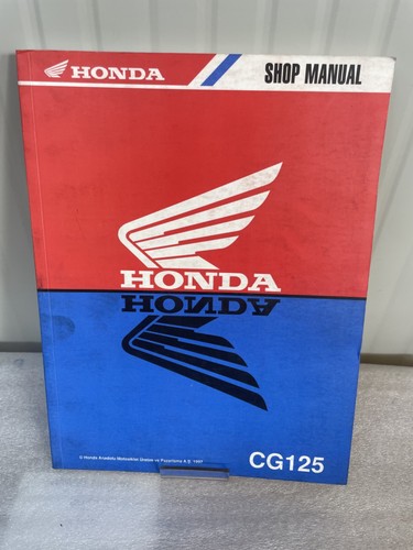 Shop manual honda cg125 lingua - shop,