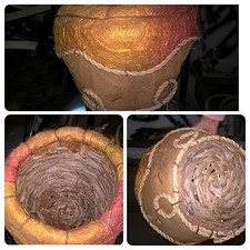 CESTO IN VIMINI DECORATO