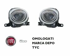COPPIA FARI PROIETTORI FANALI ANTERIORE DX E SX H7 FIAT NUOVA 500 DAL 2015 IN PO