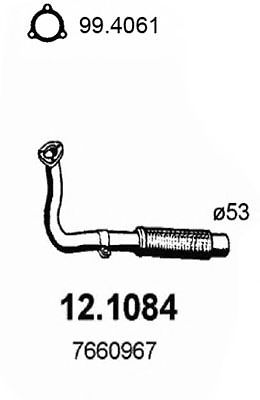 Tubo gas scarico - gas,