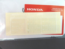 HONDA ADESIVO REMEMBER