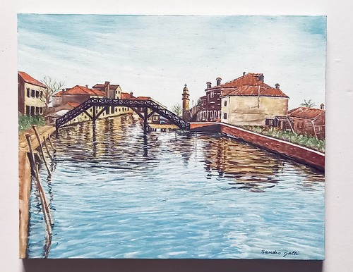 118 quadro dipinto - venezia,
