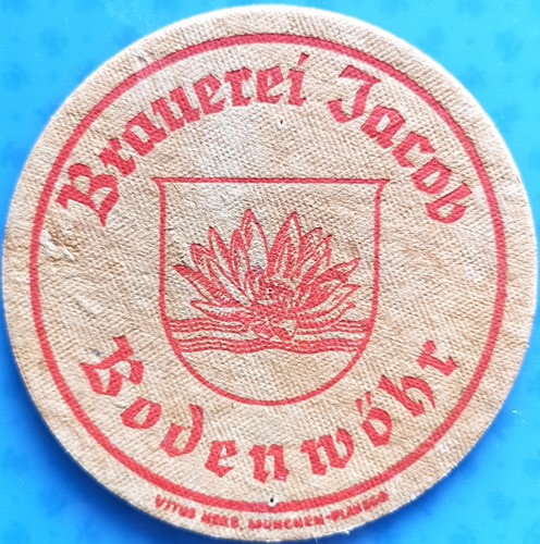 Vecchio sottobicchiere birra