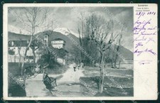 Svizzera Locarno Casa di Ferro PIEGA postcard cartolina MT0644