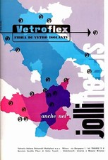 PUBBLICITA 1956 JOLLY HOTEL ARREDAMENTO DESIGN VETROFLEX BALZARETTI MODIGLIANI 