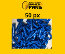 50 x LEGO Technic Perni Blu Lunga 3L (6558) - ORIGINALI NUOVI