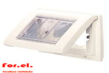 GEWISS PLACCA IP55 3 POSTI BIANCO NUVOLA GW32461 PLAYBUS