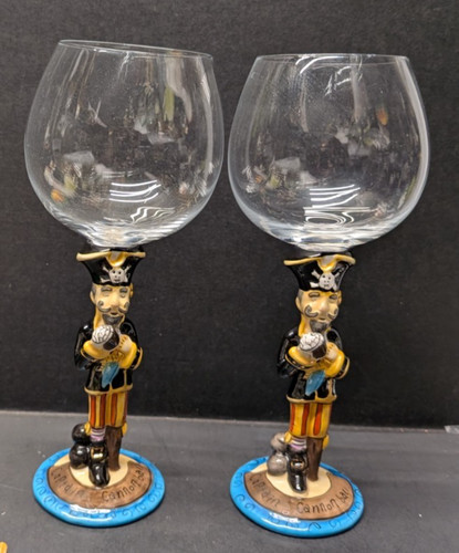 Bicchiere vino blue - da,