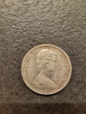 Dollaro Canadese Moneta Argento 1966 Effigie Canoa