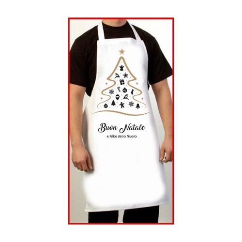 Grembiule bianco cucina - bianco,