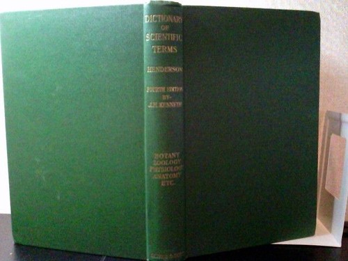 Dictionary scientific - dictionary, of