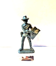 Soldatino Atlantic Ufficiale Nordista serie Far-West Story scala 1:32