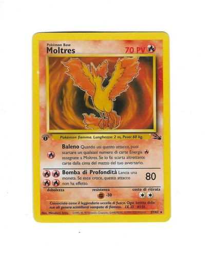 Pokémon moltres fossil 62 - moltres, 27/62