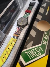 Orologio Swatch "Times Square" nuovo (W 45th St) - originale, Swiss Made