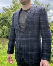 Boggi Milano Blue  Check 2