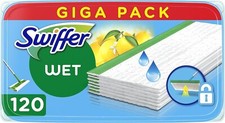 Swiffer wet 120 Panni umidi lavapavimenti pulizia pavimenti superfici al limone