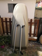 BOX baule tetto auto  KRONO G3 480L  + KIT BARRE DI FISSAGGIO AL TETTO 