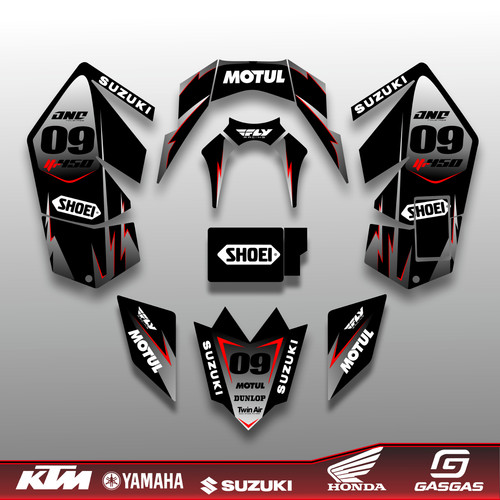 Kit grafica suzuki ltr - kit, atv