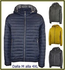 Piumino Uomo 100 Grammi Giubbotto Invernale Giacca Con Cappuccio Bomber slim fit