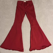 Jeans Shyanne rosso svasato