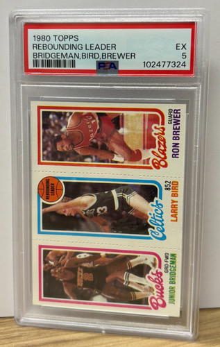 1980 topps rebounding leader - topps,