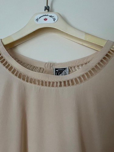 Camicia seta beige misura - camicia,