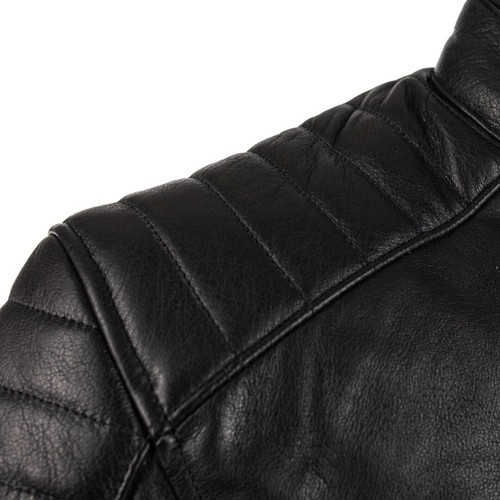 Giacca pelle moto rusty - giacca, da