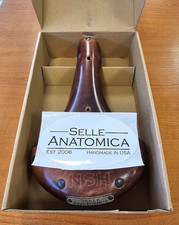 Sella in pelle Selle Anatomica NSH1 - Vintage / Gunmetal