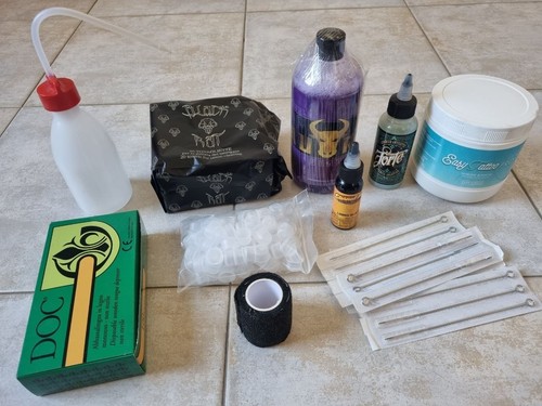 Kit tattoo handpoke completo - , e