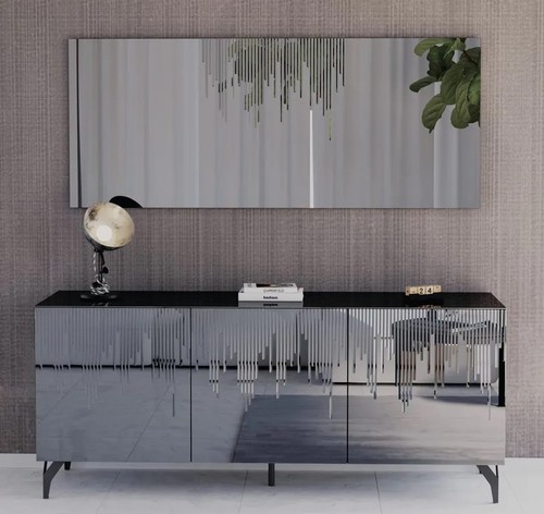 Credenza madia 3ante specchio - madia,