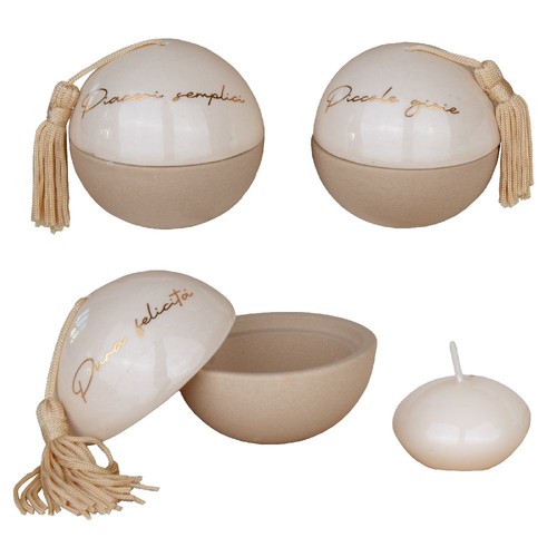 Ball sfera porta candela - sfera,
