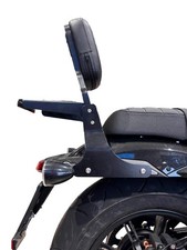 Schienalino acciaio nero con