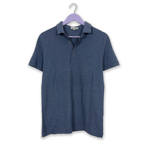 Polo lacoste blu manica - polo, corta